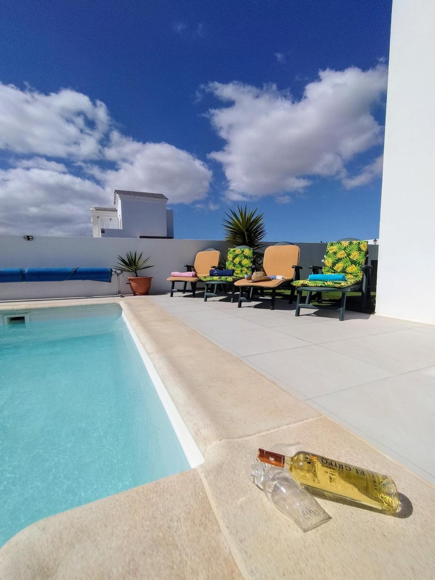 Lovely Villa Agua & Fuego,Heated Pool Playa Blanca  Ngoại thất bức ảnh