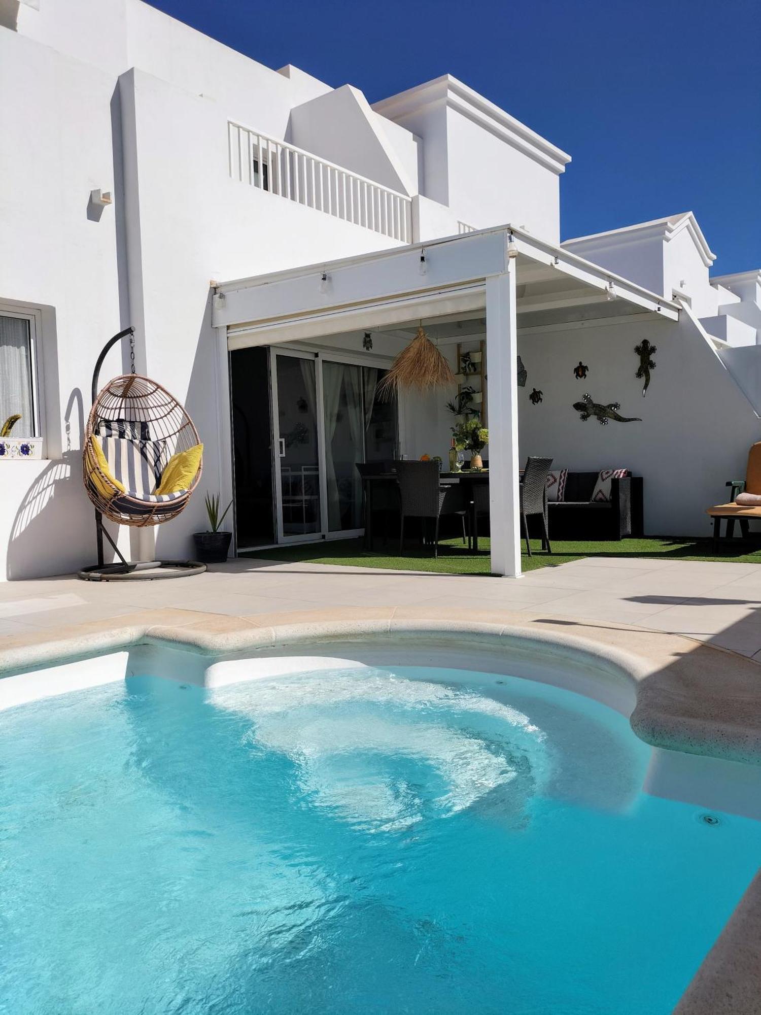 Lovely Villa Agua & Fuego,Heated Pool Playa Blanca  Ngoại thất bức ảnh