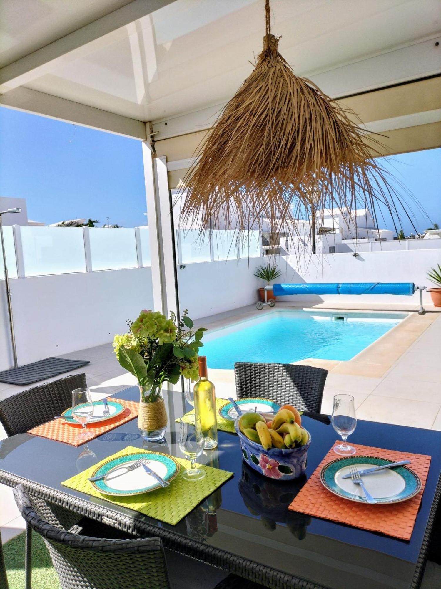 Lovely Villa Agua & Fuego,Heated Pool Playa Blanca  Ngoại thất bức ảnh